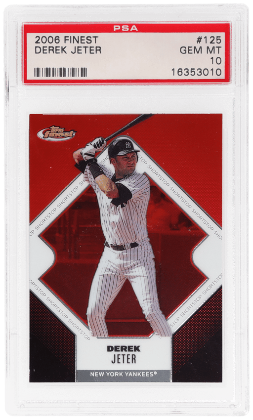 2006 Finest Derek Jeter #125 PSA 10