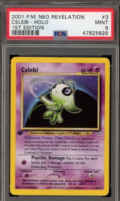 Pokemon Celebi Neo Revelation 1s