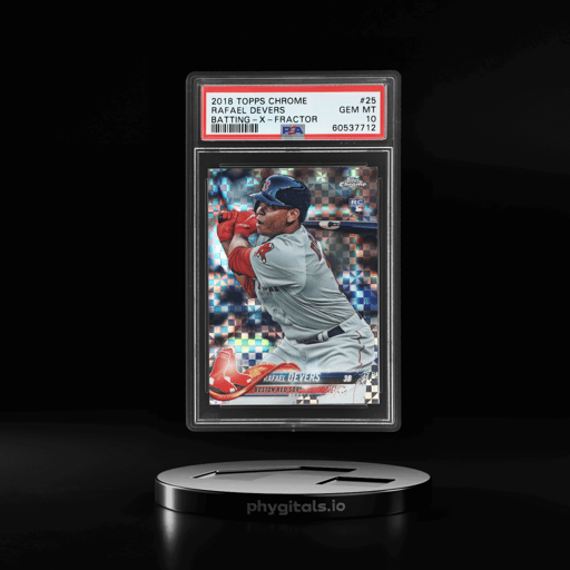 2018 Topps Chrome Xfractor Rafael Devers #25 PSA 10