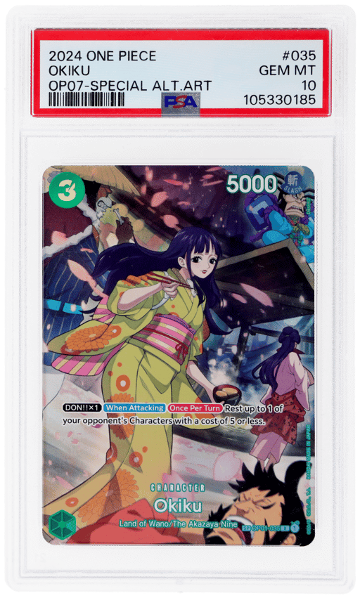 2024 One Piece 500 Years In the Future Special Alternate Art Okiku #OP01035 PSA 10