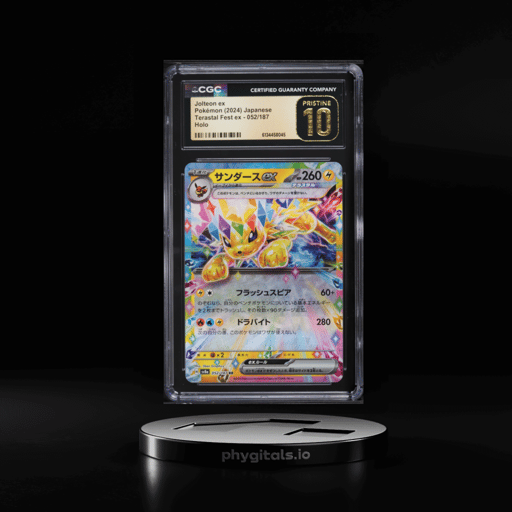 2024 Pokemon Japanese Scarlet & Violet Terastal Fest ex Holo Jolteon ex #52 CGC 10 PRISTINE