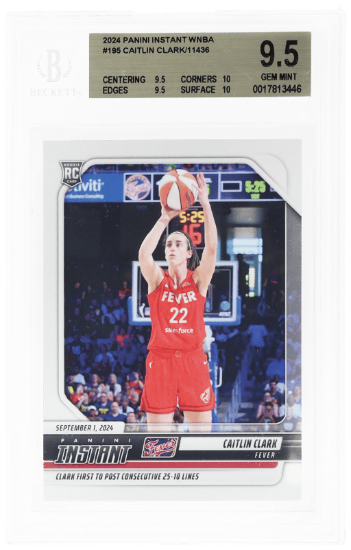 2024 Panini Instant WNBA Caitlin Clark #195 1/11436 BGS 9.5
