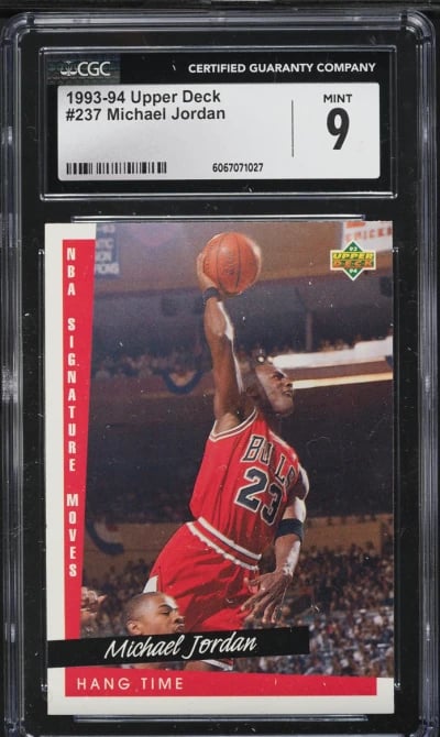 1993 Upper Deck Basketball Michael Jordan #237 CGC 9 MINT