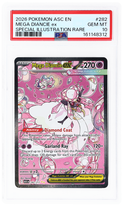 2026 Pokemon Mega Evolution Ascended Heroes Special Illustration Rare Mega Diancie Ex #282 PSA 10
