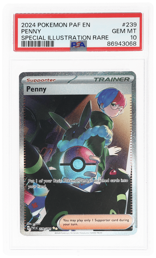 2024 Pokemon Scarlet and Violet Paldean Fates Special Illustration Rare Penny #239 PSA 10