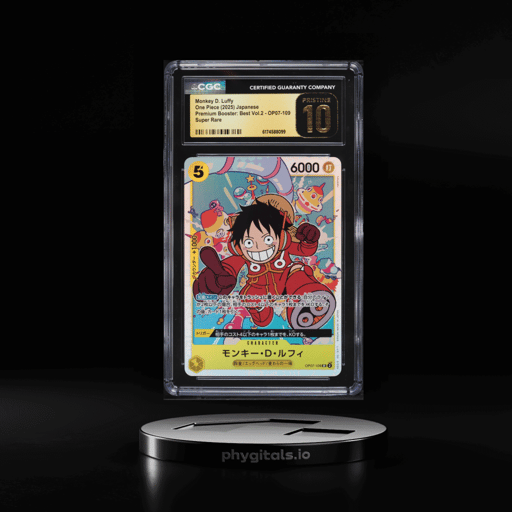 2025 One Piece Japanese Premium Booster Best Vol 2 SR Monkey D. Luffy #OP07-109 CGC 10 PRISTINE