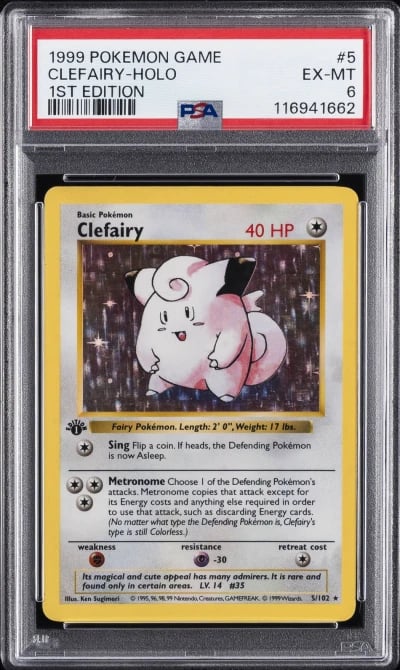 1999 POKEMON BASE SET 1ST EDITIO