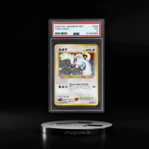 2000 Pokemon Neo Genesis Japanese Holo Lugia #249 PSA 5