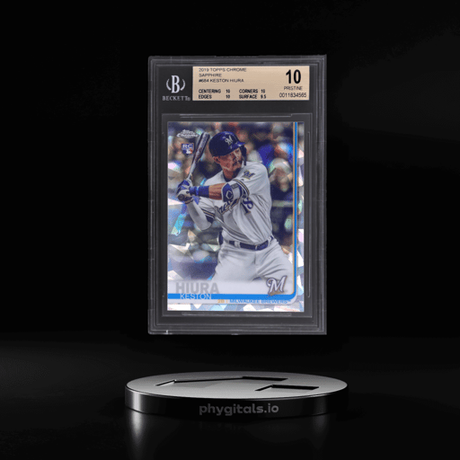 2019 Topps Chrome Sapphire Edition Keston Hiura #684 BGS 10