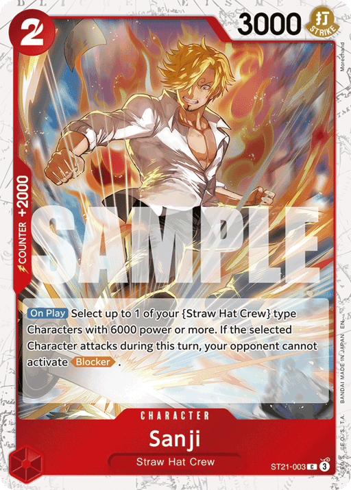 2025 Sanji (jollyRogerFoil) #3 EX Gear 5