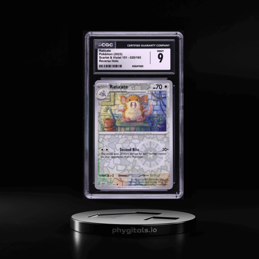 2023 Pokemon Scarlet & Violet 151 Reverse Holo Raticate #20 CGC 9 MINT