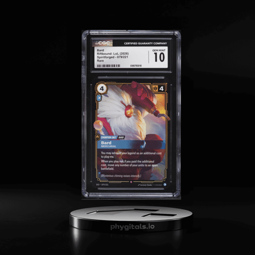 2026 Riftbound League Of Legends LoL Spiritforged Bard #79 CGC 10 GEM MINT