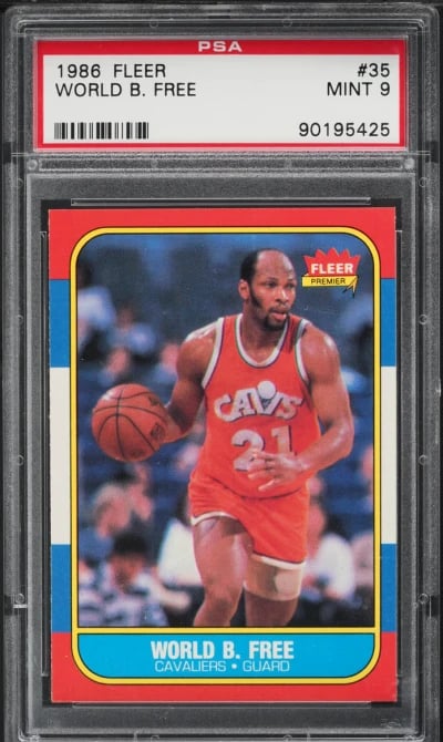 1986 Fleer Basketball World B. F