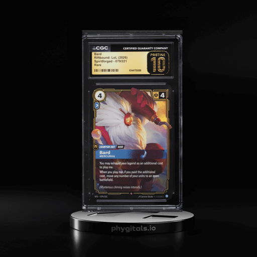 2026 Riftbound: LoL Spiritforged Bard #079 CGC 10 PRISTINE
