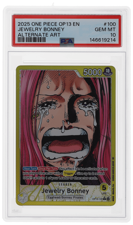 2025 One Piece Carrying On His Will Alternate Art Jewelry Bonney #OP13100 PSA 10