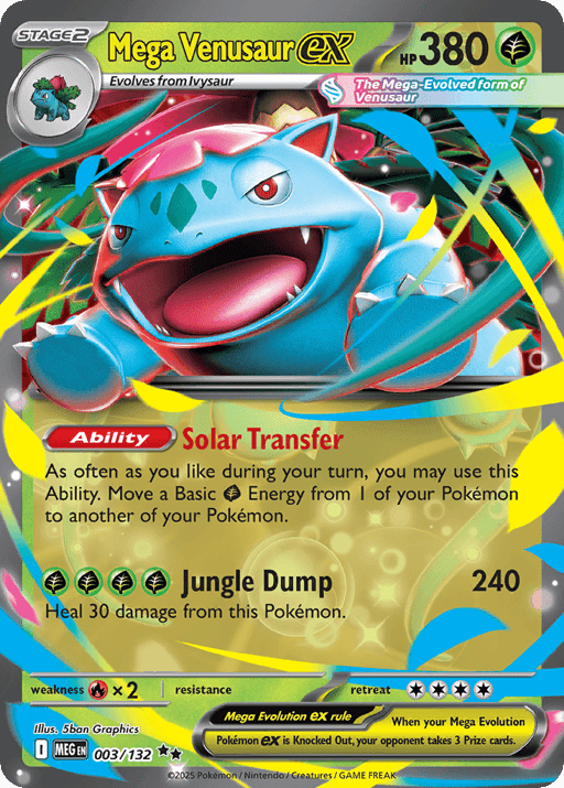 2025 Mega Venusaur ex #3 Mega Evolution