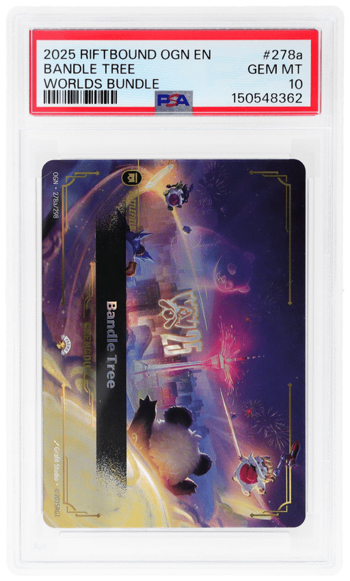 2025 Riftbound: League of Legends Origins Worlds Bundle Chengdu Bandle Tree #278a PSA 10