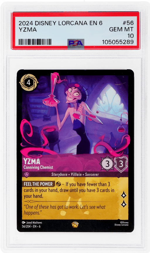 2024 Disney Lorcana Azurite Sea Yzma #56 PSA 10