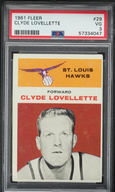 1961 Fleer Basketball Clyde Love