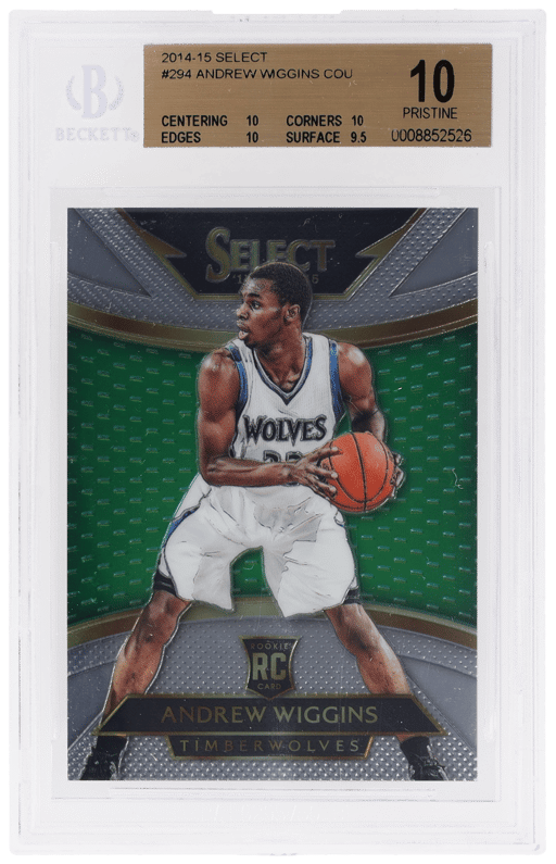 2014 Panini Select Courtside Andrew Wiggins #294 BGS 10