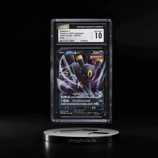 2021 Pokemon Japanese Sword & Shield VMAX Climax Holo Umbreon V #100 CGC 10 GEM MINT