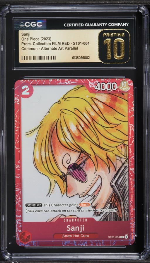 2023 One Piece Premium Collection FILM RED Sanji #ST01-004 CGC 10 PRISTINE
