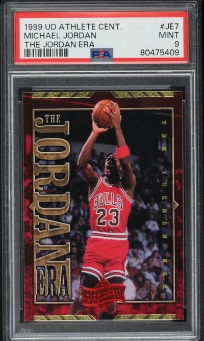 1999 Upper Deck Athlete Of The Century Era Michael Jordan #JE7 PSA 9 MINT