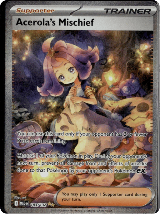 2025 Acerola's Mischief #183 Mega Evolution