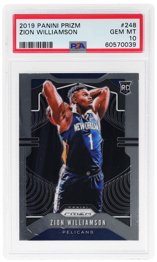 2019 Panini Prizm Zion Williamson #248 PSA 10