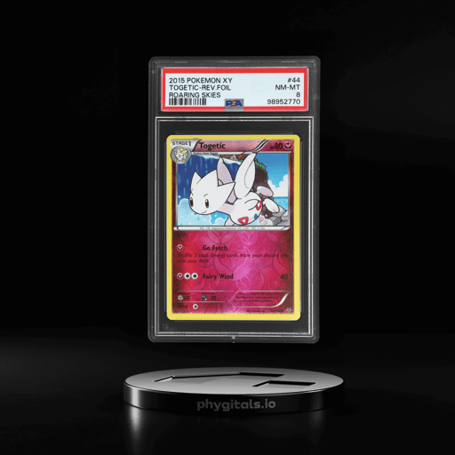 2015 Pokemon XY Roaring Skies Reverse Holo Togetic #44 PSA 8