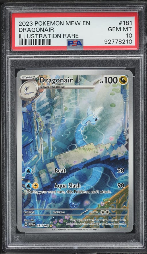 2023 Pokemon Scarlet & Violet 151 IR Dragonair #181 PSA 10 GEM MINT