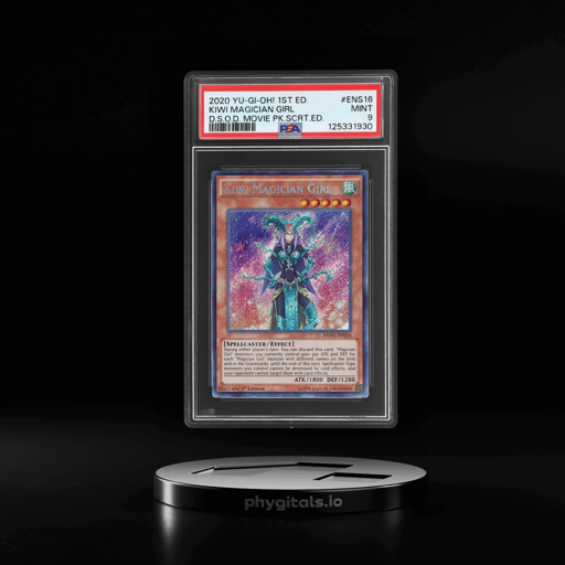 2020 Yu-Gi-Oh! the Dark Side of Dimensions Movie Pack Secret Edition 1st Edition Kiwi Magician Girl #ENS16 PSA 9