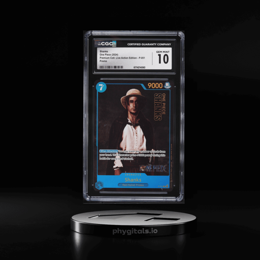 2024 One Piece Promo Premium Collection Live Action Edition Shanks #P-051 CGC 10 GEM MINT