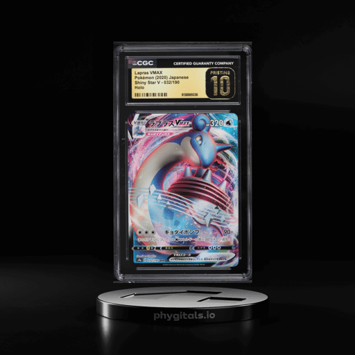 2020 Pokemon Japanese Sword & Shield Shiny Star V Full Art Lapras VMAX #32 CGC 10 PRISTINE
