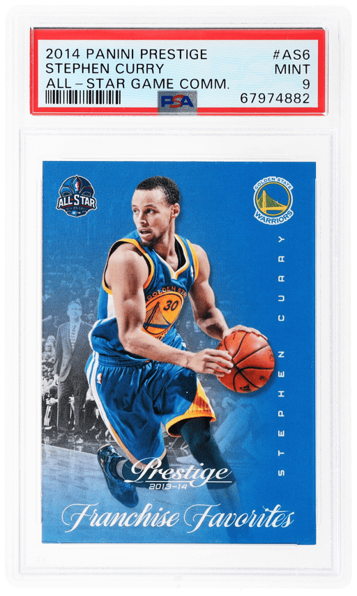 2014 Panini Prestige All-Star Game Commemorative Stephen Curry #AS6 PSA 9