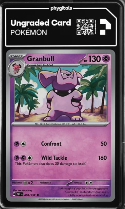 2023 Granbull Obsidian Flames #0