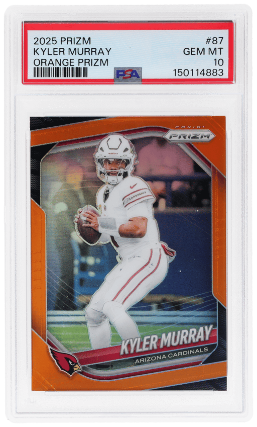2025 Panini Prizm Orange Prizm Kyler Murray #87 137/249 PSA 10