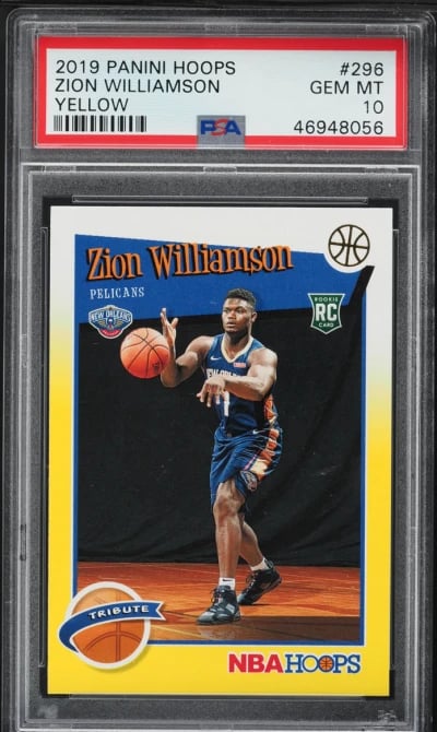 2019 Hoops Yellow Zion Williamso