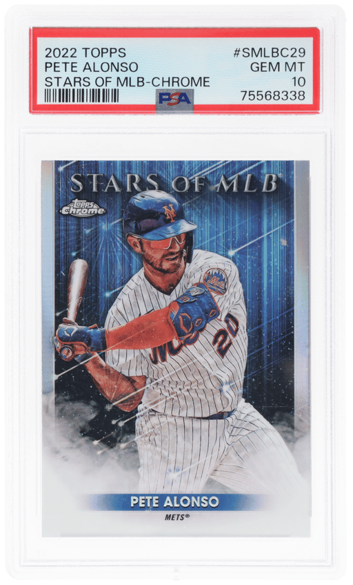 2022 Topps Stars of MLB Chrome Pete Alonso #SMLBC29 PSA 10