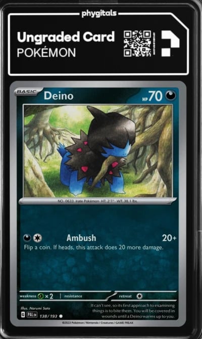 2023 Deino Paldea Evolved #138