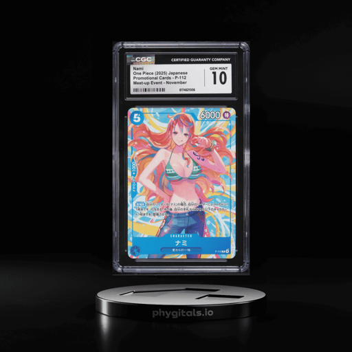 2025 One Piece Japanese Promo Meet-Up Event November Alt Art Nami #P-112 CGC 10 GEM MINT