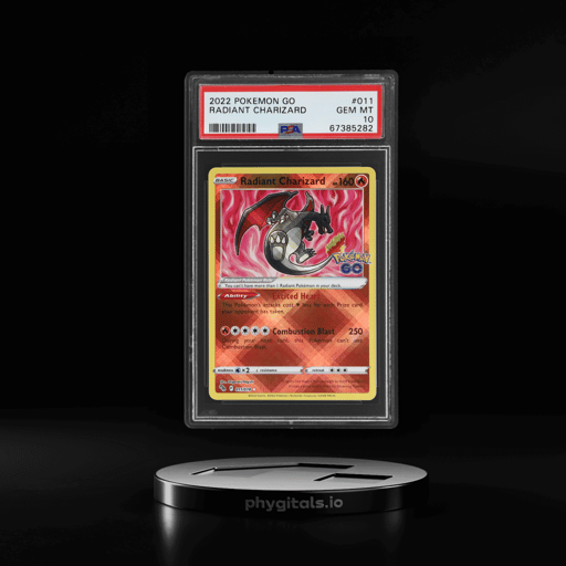 2022 Pokemon Go Radiant Charizard #011 PSA 10