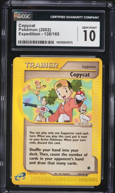 2002 Pokemon Expedition Copycat #138 CGC 10 GEM MINT