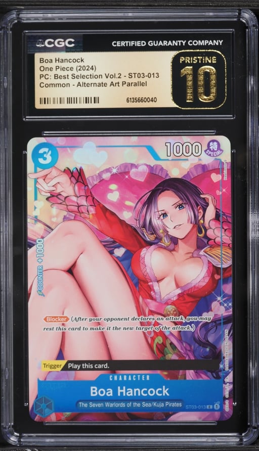 2024 One Piece Premium Collection Best Selection Volume 2 Alt Art Boa Hancock CGC 10 PRISTINE