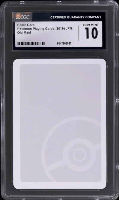 2019 Pokemon Playing Cards Japanese Spare Card CGC 10
