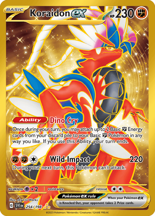 2023 Koraidon ex #254 Scarlet & Violet