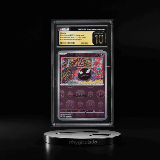 2023 Pokemon Japanese Scarlet & Violet 151 Poke Ball Reverse Holo Gastly #92 CGC 10 PRISTINE