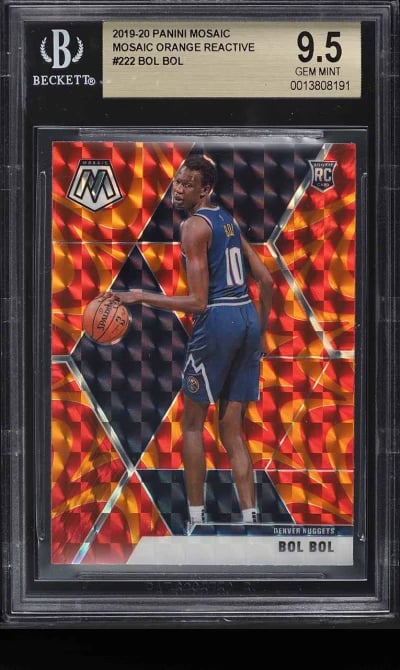 2019 Panini Mosaic Orange Reacti