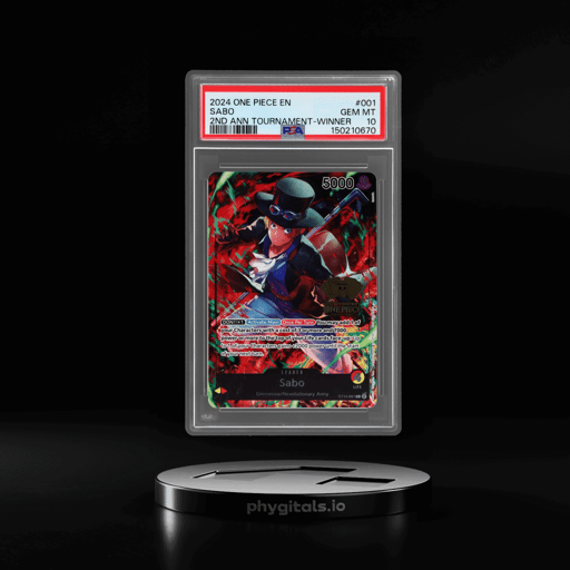 2024 One Piece Tournament Promo 2nd Anniversary Tournament Winner Sabo #ST13001 PSA 10