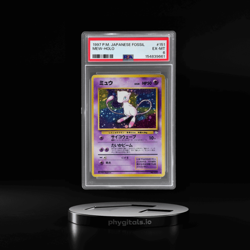 1997 Pokemon Fossil Japanese Holo Mew #151 PSA 6